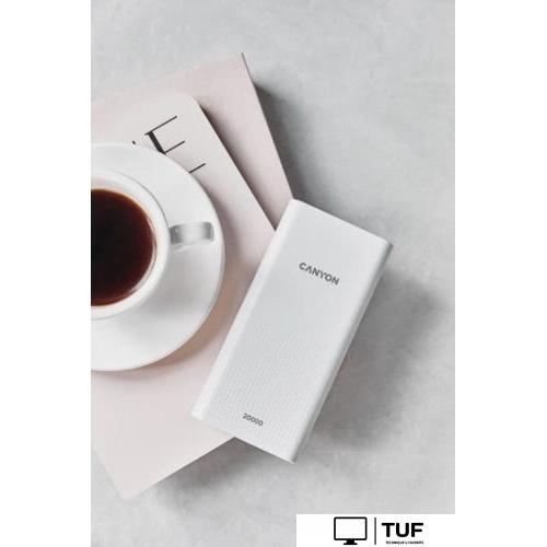 Внешний аккумулятор Canyon PB-2001 20000mAh (белый)