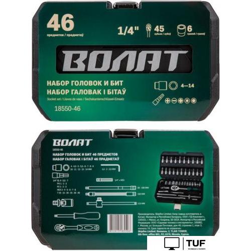 Универсальный набор инструментов Волат 18550-46 (46 предметов)