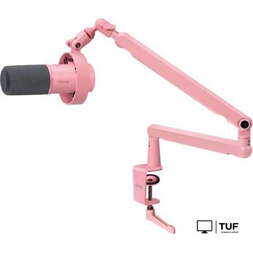 Проводной микрофон FIFINE T688 (розовый)