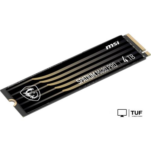 SSD MSI Spatium M480 Pro 4TB S78-440R050-P83