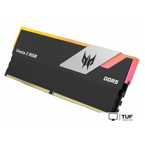 Оперативная память Acer Predator Vesta II RGB 2x32ГБ DDR5 6000 МГц BL.9BWWR.381