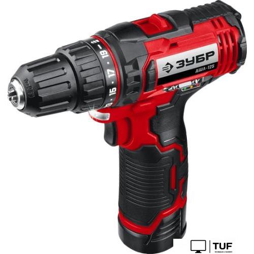 Дрель-шуруповерт Зубр Мастер ДШЛ-125-22 (с 2-мя АКБ, кейс)