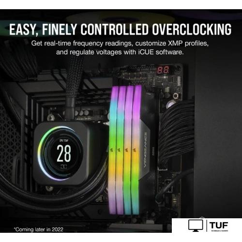 Оперативная память Corsair Vengeance RGB 2x16ГБ DDR5 5200 МГц CMH32GX5M2B5200C40