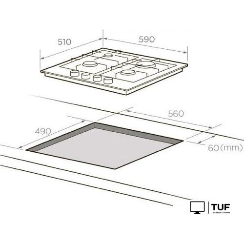 Варочная панель Midea MG606W
