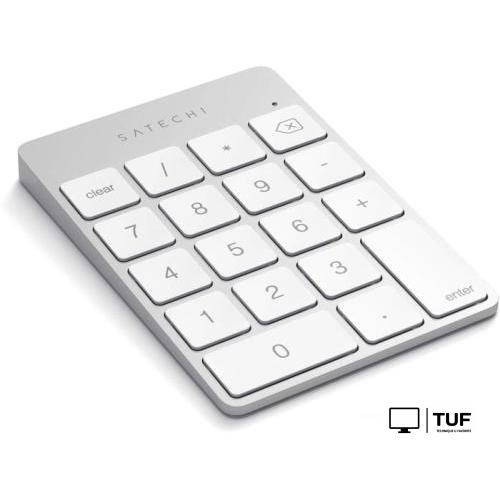 Цифровой блок Satechi Aluminum Slim Rechargeable Bluetooth Keypad (серебристый)