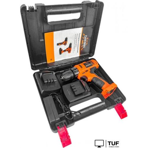 Дрель-шуруповерт Brait DCD16-2 DAMAN (с 2-мя АКБ, кейс)