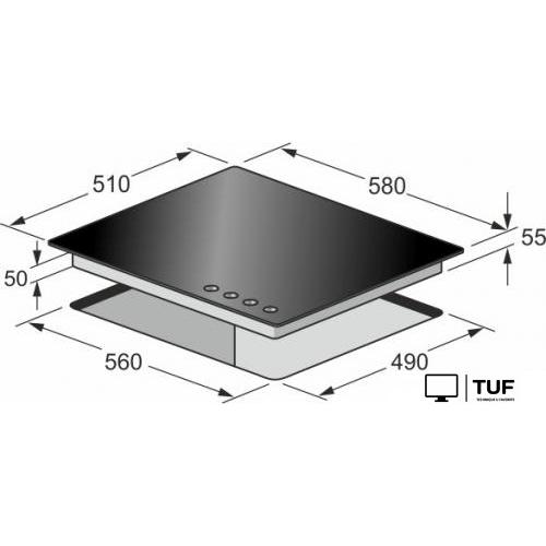 Варочная панель Kaiser KCG 6335 RotEm Turbo