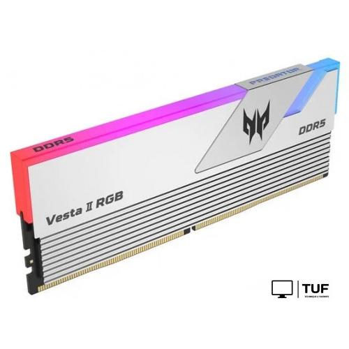 Оперативная память Acer Predator Vesta II RGB 2x32ГБ DDR5 6000 МГц BL.9BWWR.371