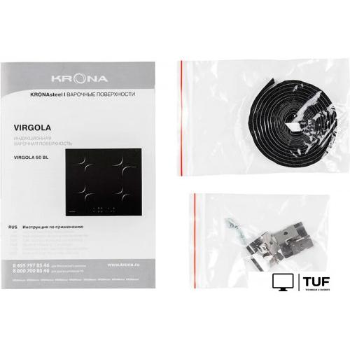 Варочная панель Krona Virgola 60 BL
