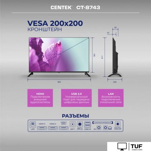 Телевизор CENTEK CT-8743 Smart