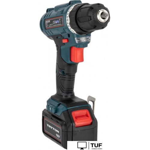 Дрель-шуруповерт Tryton TFV18B2 (с 2-мя АКБ, кейс)