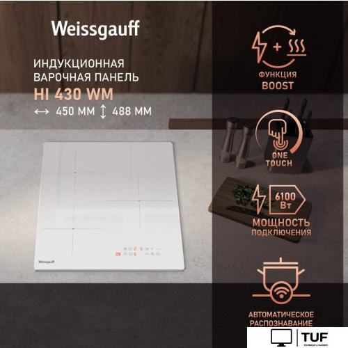 Варочная панель Weissgauff HI 430 WM