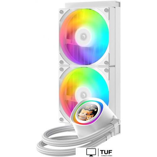 Система жидкостного охлаждения для процессора ID-Cooling FX240 LCD White