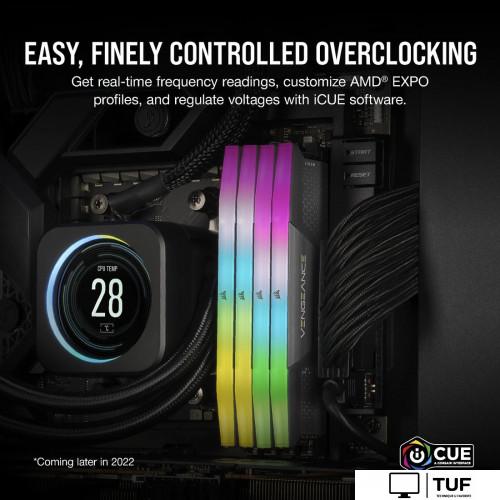 Оперативная память Corsair Vengeance RGB 2x48ГБ DDR5 6000 МГц CMH96GX5M2B6000Z30