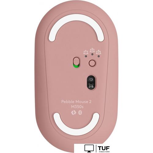 Мышь Logitech Pebble Mouse 2 M350s (розовый)