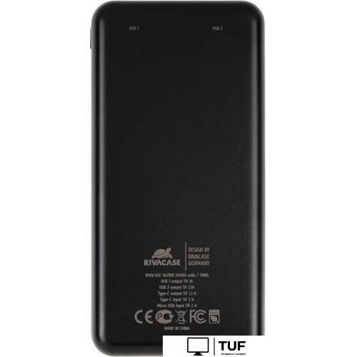Внешний аккумулятор Rivacase VA2190 20000mAh (черный)