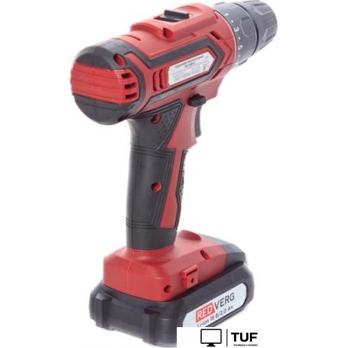 Дрель-шуруповерт RedVerg RD-S18M/U (с 2-мя АКБ, кейс)