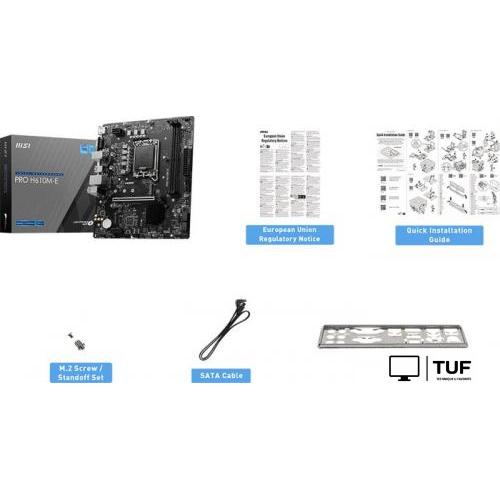 Материнская плата MSI PRO H610M-E