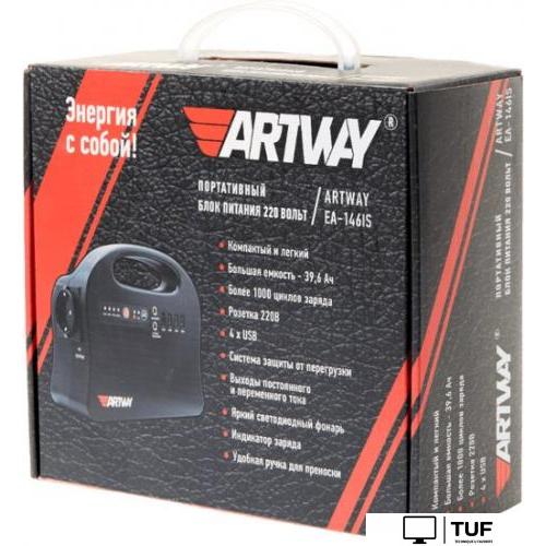 Портативная зарядная станция Artway EA-146IS 39600mAh (черный)