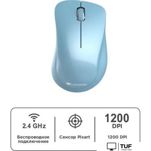 Мышь Canyon MW-11 (голубой)