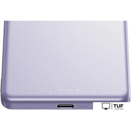 Внешний аккумулятор Xiaomi Super Slim Magnetic Power Bank 5000mAh WPB0507S (сиреневый, международная версия)