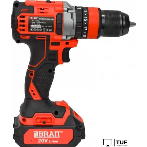Ударная дрель-шуруповерт Brait BCDI20-2PUMBL PRO (с 1-м АКБ, кейс)