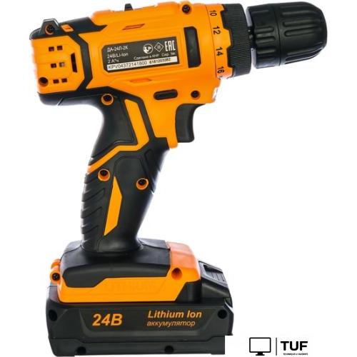 Дрель-шуруповерт Вихрь ДА-24Л-2К (с 2-мя АКБ, кейс)