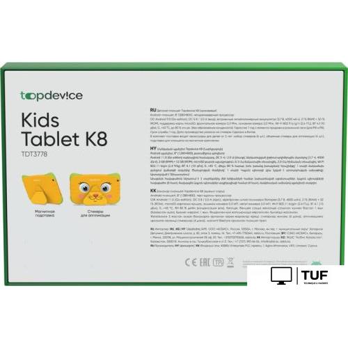Планшет Topdevice Kids Tablet K8 2GB/32GB (оранжевый)