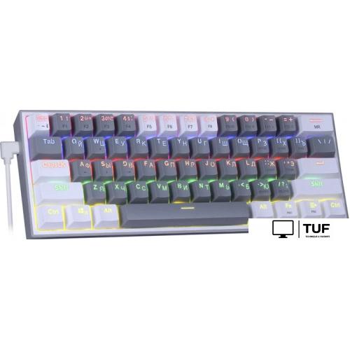 Клавиатура Redragon Fizz (Redragon Melt-Gold, серый/белый)