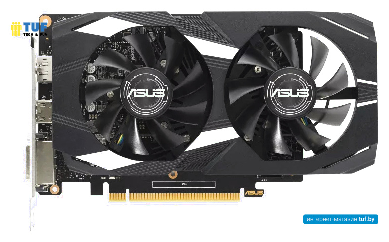 Видеокарта ASUS Dual GeForce GTX 1650 V2 OC Edition 4GB GDDR6 DUAL-GTX1650-O4GD6-P-V2