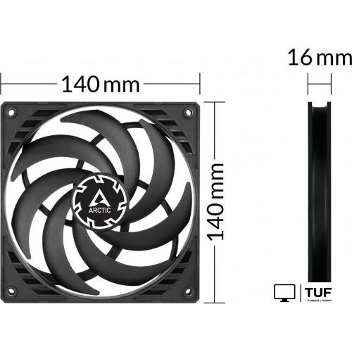 Вентилятор для корпуса Arctic P14 Slim PWM PST ACFAN00268A