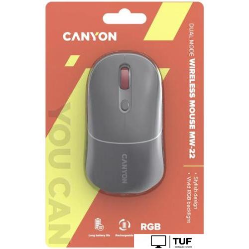 Мышь Canyon MW-22 (темно-серый)
