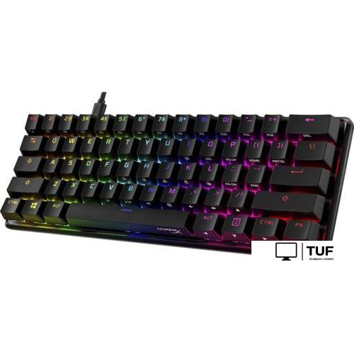 Клавиатура HyperX Alloy Origins 60 (HyperX Red, нет кириллицы)