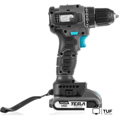Дрель-шуруповерт Tesla TCD12BL 834528 (с 2-мя АКБ, кейс)