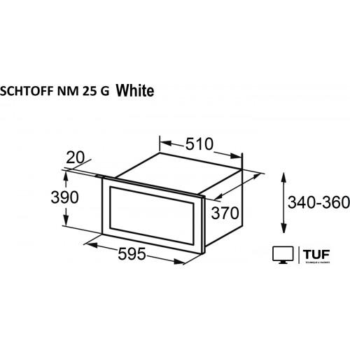 Микроволновая печь Schtoff NM 25 G White