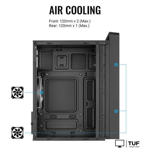 Корпус AeroCool CS-109-S-BK-v1