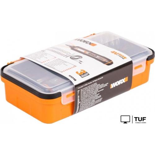Электроотвертка Worx WX240 (с АКБ, кейс)