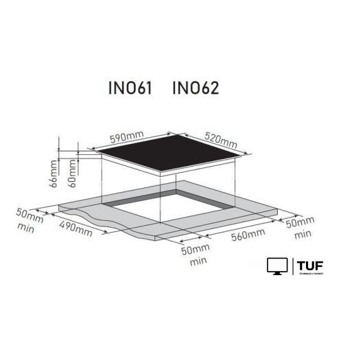 Варочная панель ZorG INO62 (черный)