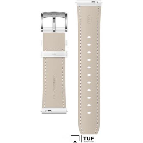 Умные часы Huawei Watch GT 3 Pro Ceramic 43 мм (белый/кожа)