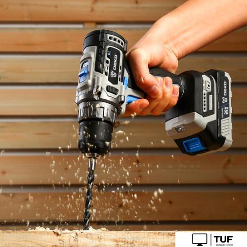 Дрель-шуруповерт Deko Sharker 063-4037 (с 1-им АКБ)