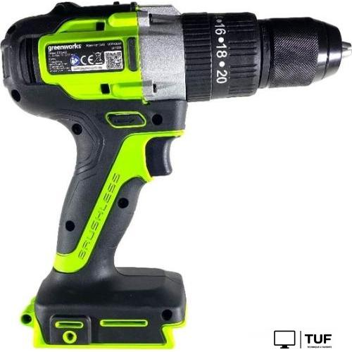 Ударная дрель-шуруповерт Greenworks GD24DD60K2 3704107UA (с 1-им АКБ)