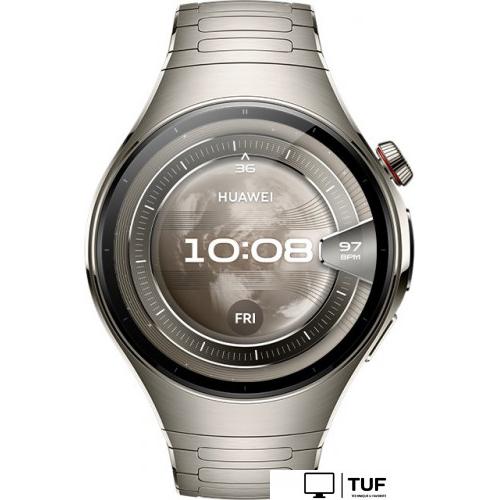 Умные часы Huawei Watch 5 46 мм (титановый, с титановым браслетом, международная версия)