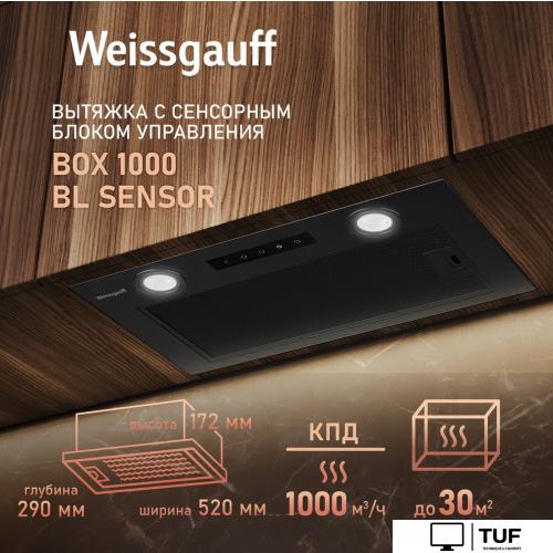 Кухонная вытяжка Weissgauff Box 1000 BL Sensor