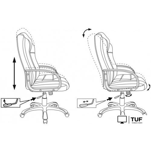 Офисное кресло Бюрократ CH-839 (черный)