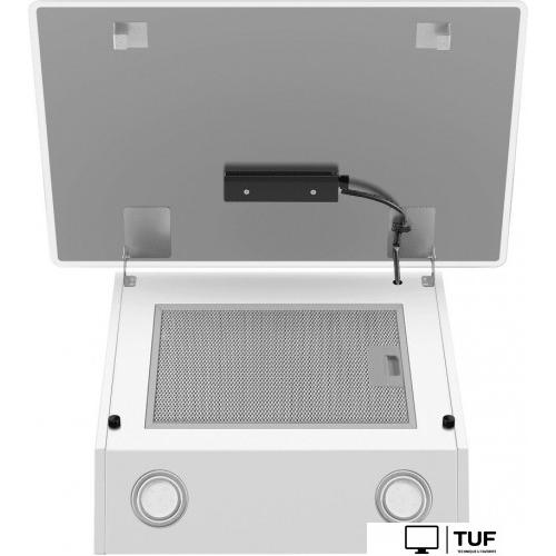 Кухонная вытяжка MAUNFELD Eagle 850 90 (белое стекло)