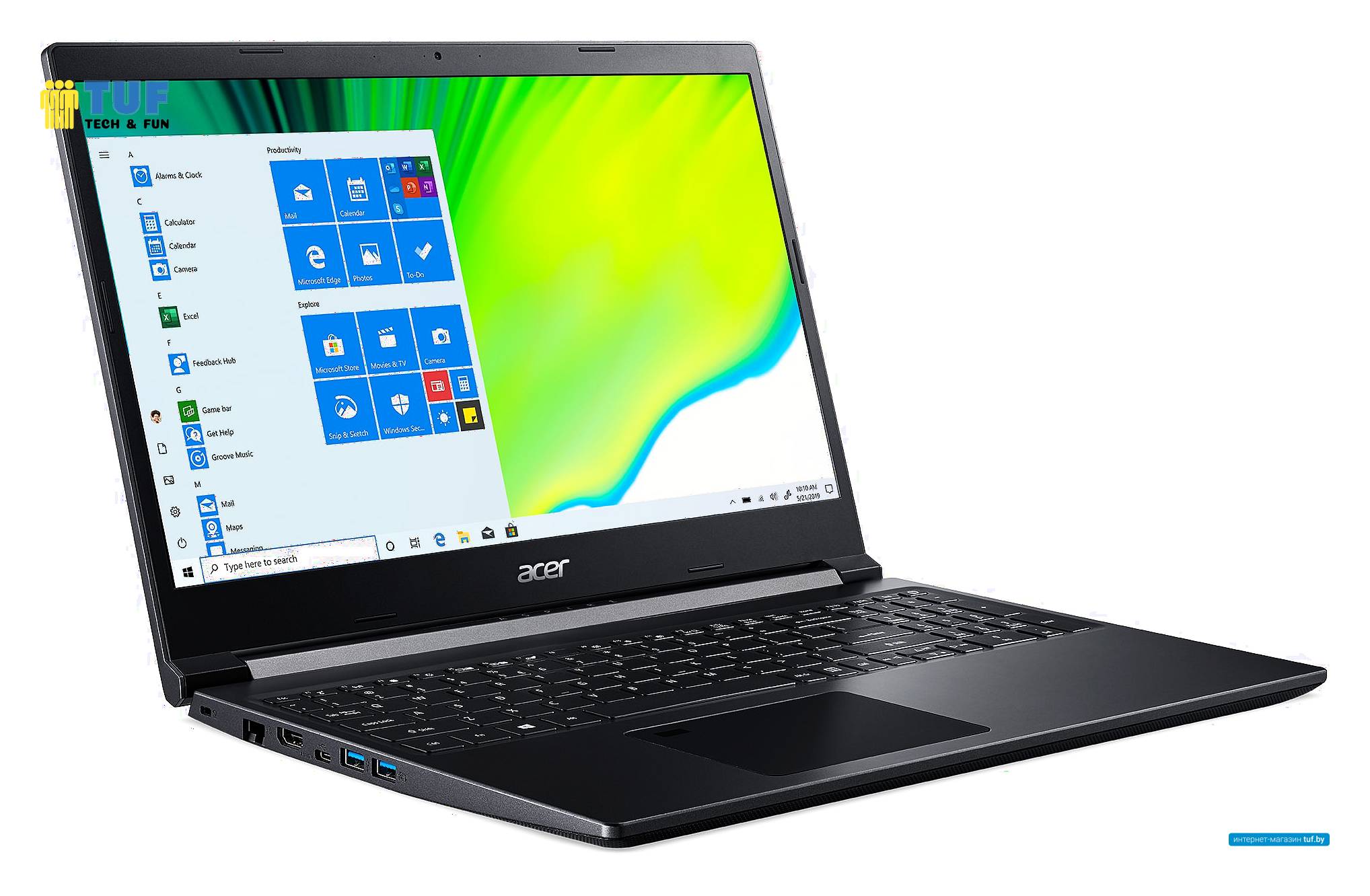 Ноутбук Acer Aspire 7 A715-42G-R1PZ NH.QBFEU.00D
