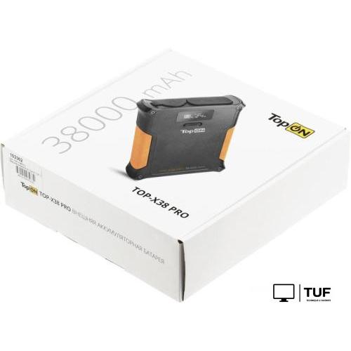 Внешний аккумулятор TopON TOP-X38 PRO (черный/оранжевый)