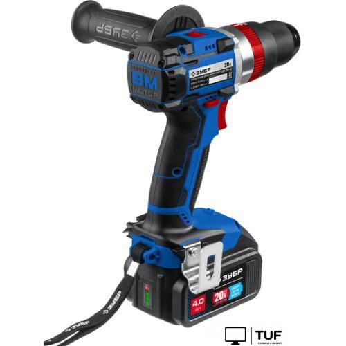 Ударная дрель-шуруповерт Зубр Профессионал DBS-201-42 (с 2-мя АКБ 4 Ач, кейс)