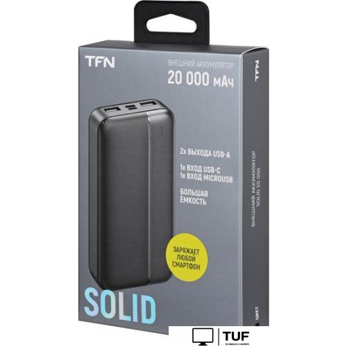 Внешний аккумулятор TFN Solid 20000mAh (черный)