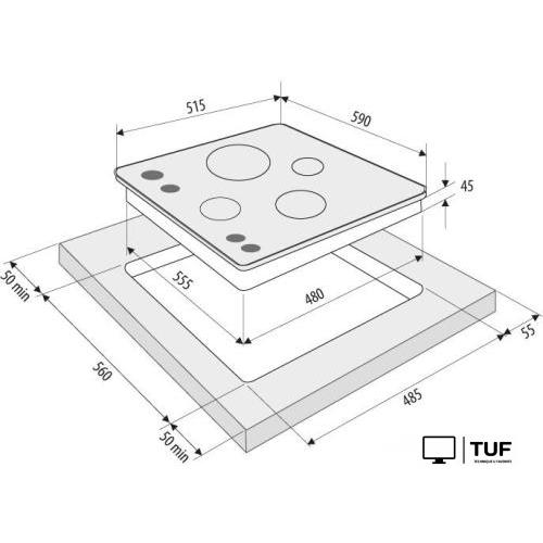 Варочная панель Krona Partita 60 IV